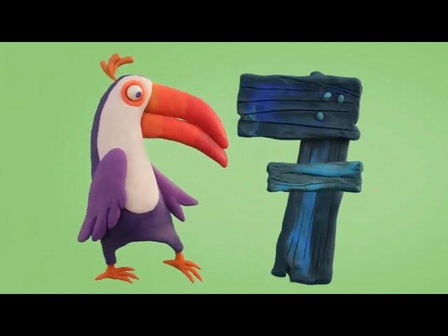 123 CLAY TALE - FUNNY MATH FOR KIDS. LEARN123, NUMBERS, CLAY NUMBER, COUNT 1-9, SHORTVIDEO, CARTOON