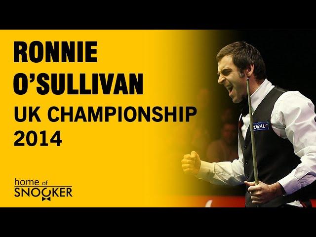 Ronnie O'Sullivan becomes the best at UK Championship 2014