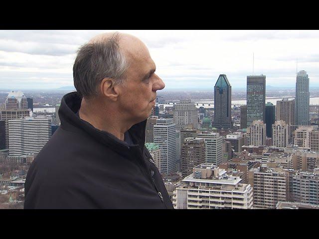 I do not want to miss one day: Man climbing Mount Royal