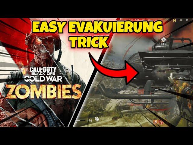 Easy immer ERFOLGREICH EVAKUIEREN Trick/ Glitch | Black Ops Cold War Zombies *German*