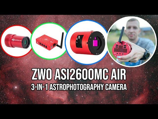 ZWO ASI2600MC AIR 3-in-1 Astrophotography Camera