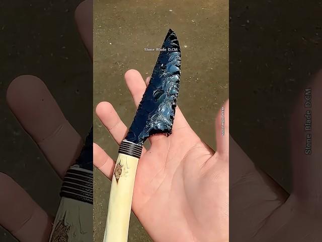 Obsidian straight blade 