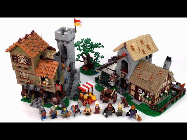 LEGO Icons Medieval Town Square 10332 review! Castle fans are living well today