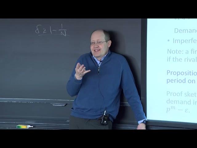 Lecture 14: Dynamic Competition, Part 1