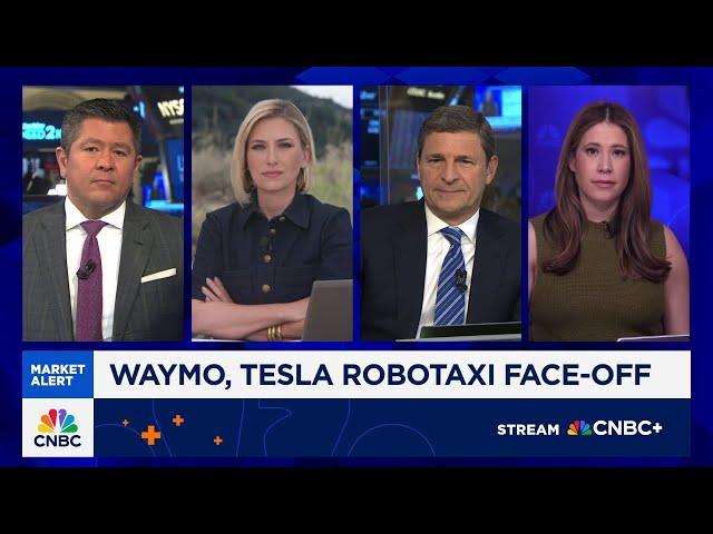 Waymo, Tesla robotaxi face-off