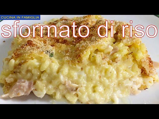 BAKED SICILIAN STRINGY RICE PIE SIMPLE AND FAST RECIPE