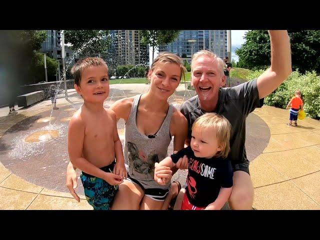 Andy's Adventures: Beating the heat at a Portland splash pad