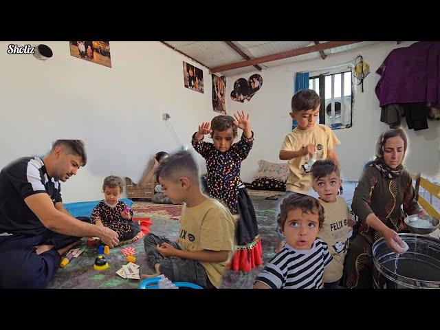 Hamid’s Love for the Kids (and the Goats!)| Playing, Cleaning the Storage Room & Caring for Animals