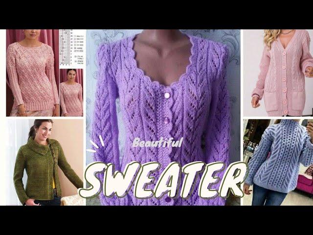 New Sweater Cardigan designs for girls and women | #sweaterdesign #sweater #cardigan