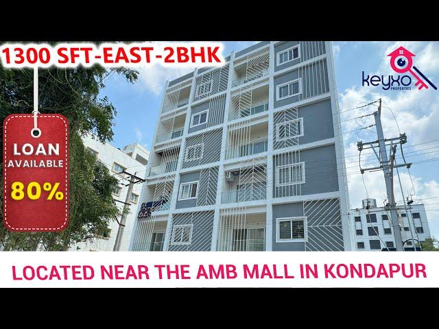 Near AMB Mall | Brand New 2Bhk Flats For Sale in Kondapur |Hyderabad |KeyXO Properties