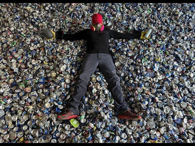 Massive Can Meltdown - 8,000+ Cans Melted For Pure Aluminum - Trash 2 Treasure - The Growing Stack