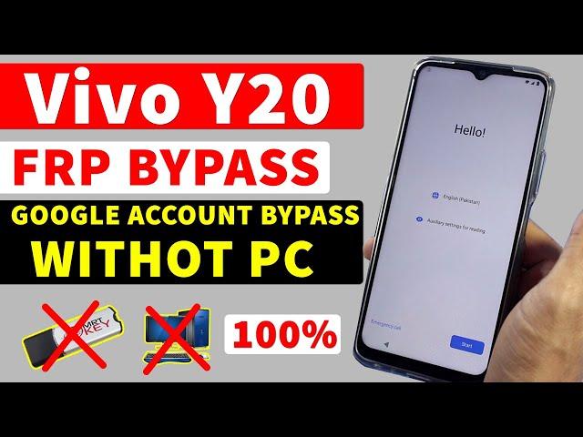 VIVO Y20 FRP BYPASS, GOOGLE ACCOUNT REMOVE, WITHOUT PC | BY EASY FLASHING