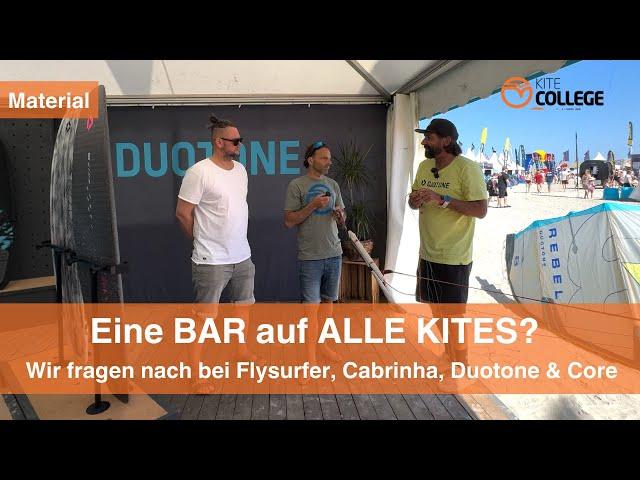 Kitecollege I Eine Kite-Bar für alle Kites ? I Was ist mit der Sicherheit? I Wir fragen nach!