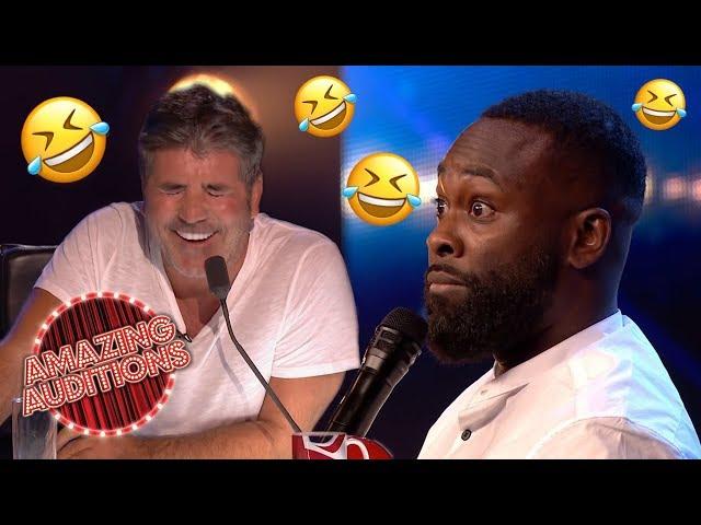 FUNNIEST Comedy Auditions That WON The GOLDEN BUZZER | Amazing Auditions