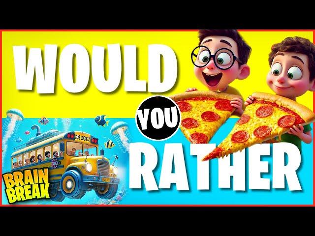 Back to School Brain Break  Freeze Dance for Kids  Would You Rather  Just Dance  Danny GoNoodle