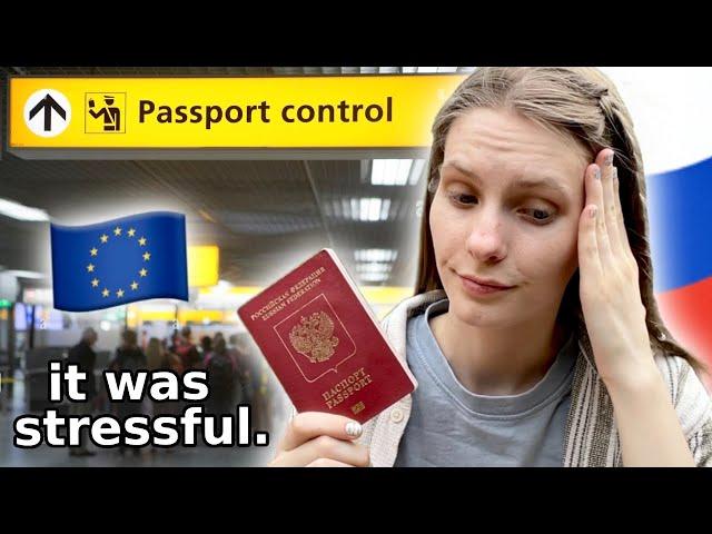 First time visiting Western Europe & how I went through passport control as a Russian citizen