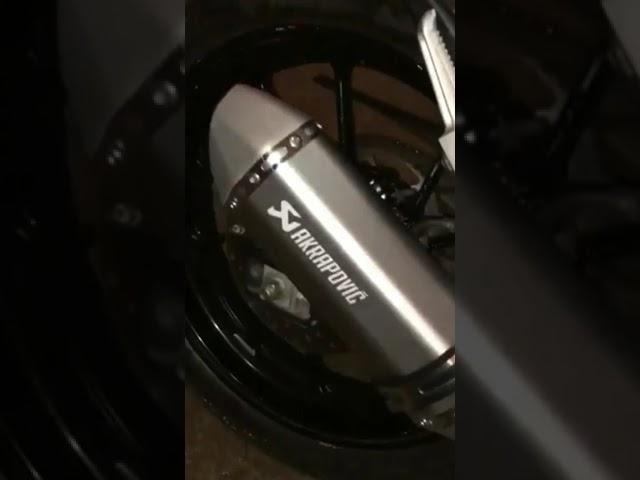 pure Akrapovic exhaust sound  #yamahar15v3 #mkbikerpitstop #mk_tnbikerclub