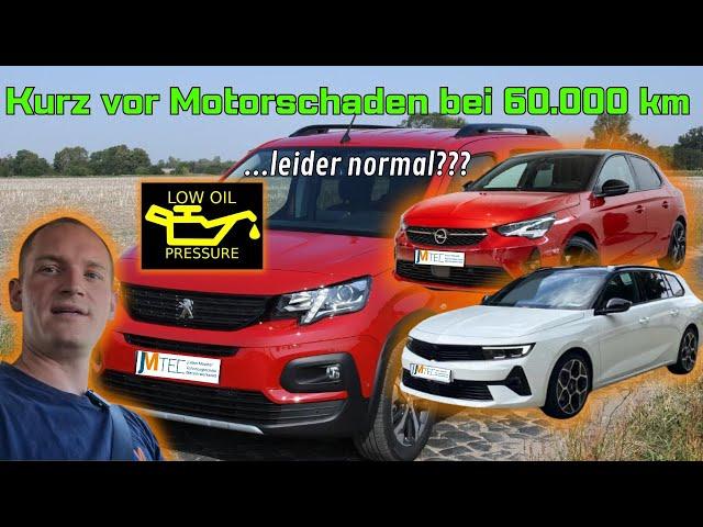 Opel, Peugeot, Citroen | Öldruckprobleme durch Zahnriemen | Puretech 1,2 VTI | P15A1:21