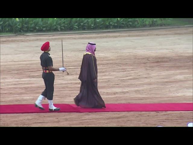 Ceremonial Reception of Mohammed bin Salman bin Abdulaziz Al Saud, Crown Prince & PM of Saudi Arabia