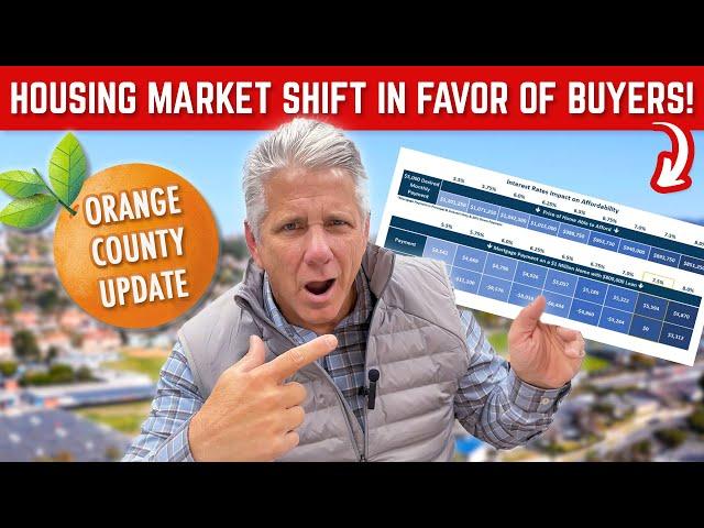 Orange County Housing Market: A Shift in Favor of Buyers! Latest Data + Expert Analysis (7/25/24)