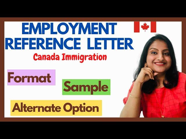 Employment Reference Letter for Canada | Important Document for Canada PR | Work Experience Letter