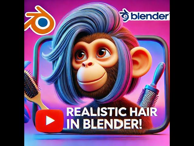 How To Make Realistic Hair Easy In Blender 3D Program