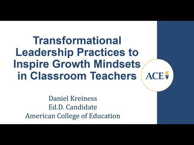 Dissertation Defense of Dr. Dan Kreiness for an Ed.D. degree in Leadership