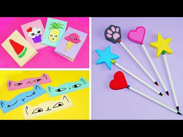 3 DIY School Supplies | Easy DIY Paper crafts ideas