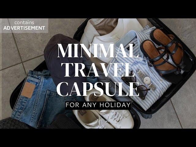 The EASIEST capsule packing method | what I packed for 9 days in Copenhagen