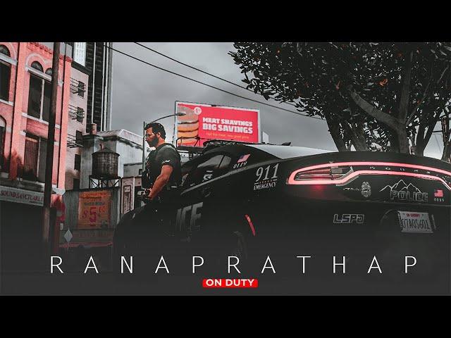 Rana Prathap on Duty | COP RP | GTA V RP | VLT Roleplay | !join !dc