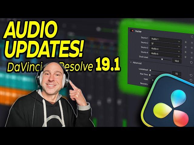 AUDIO Updates in DaVinci Resolve 19.1 | Thank You @BlackmagicDesignOfficial !