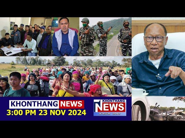 KHONTHANG NEWS | 3:00 PM MANIPURI NEWS | 23 NOV 2024