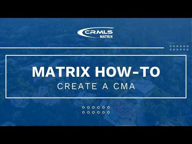 [Matrix How-To] Create a CMA