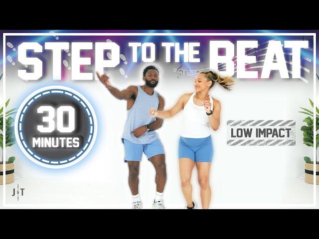 30 Minute Step To The Beat Workout [Fun / Low Impact / No Equipment]