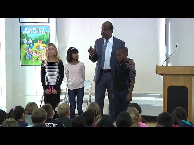 County Executive Leggett Tells Clarksburg's Wilson Wims Students to Reach for the Stars