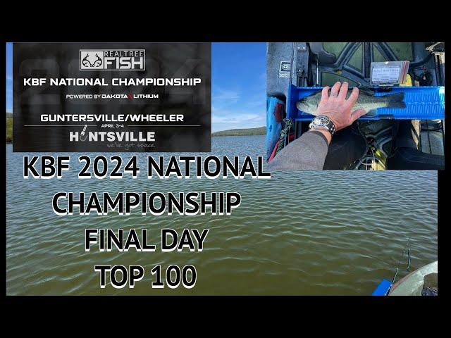 FINAL DAY 2024 KBF NATIONAL CHAMPIONSHIP / Huntsville, Alabama / Guntersville Lake