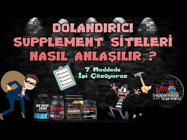 Dolandırıcı Supplement Siteleri Nasıl Anlaşılır ?