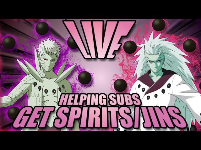 (KU SPIRIT) Shindo Life Live! Helping Subs Get Jins/ Spirits | #ROADTO12K | Shinobi Life 2 (LIVE)