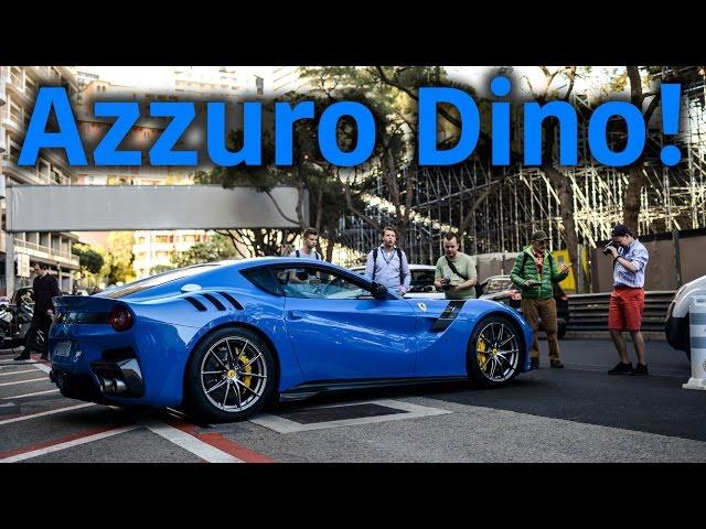 Azzuro Dino Ferrari F12tdf in Monaco!!