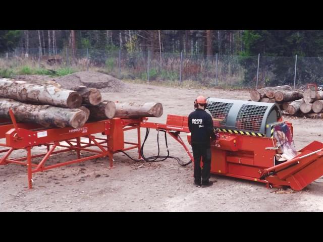 Hakki Pilke 43 Pro (Easy 43) - World's most advanced firewood processor