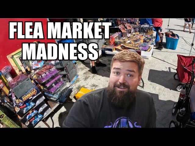 This may have been the craziest flea market booth ever!