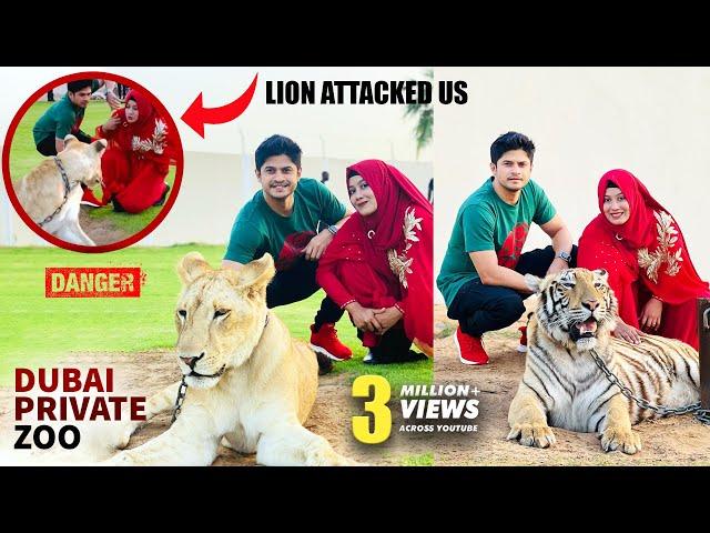 Dubai Private Zoo | Lion Attacked Us | Niloy Alamgir | Tasnuva Hridi