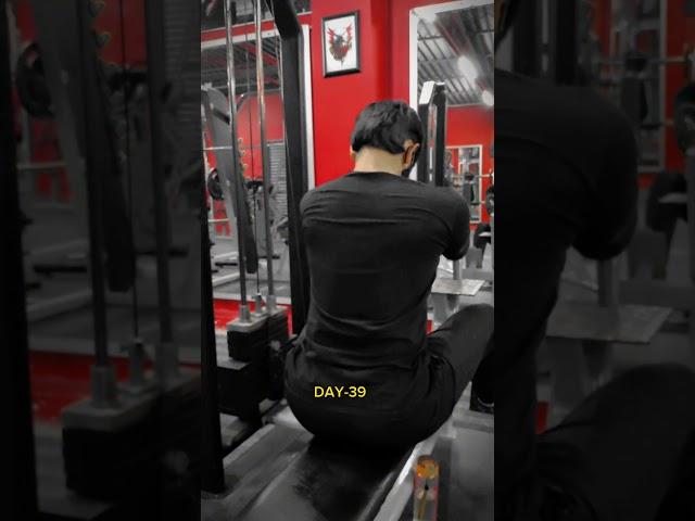 Day 39 my body transformation back workout iron gym saraimeer Azamgarh azmi fitness 07 boy 