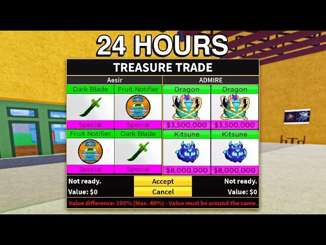 Trading ONLY Gamepasses For 24 Hours In Blox Fruits!