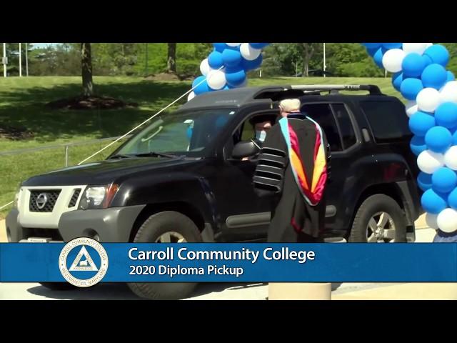 Carroll Community College 2020 Diploma Pickup
