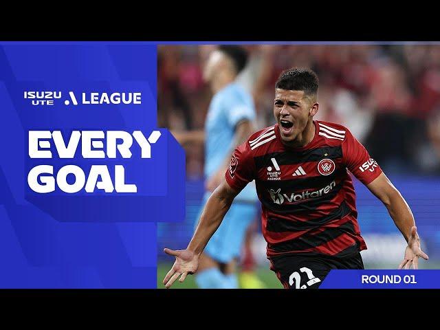 ALL GOALS | Round 01 | Isuzu UTE A-League 2024-25