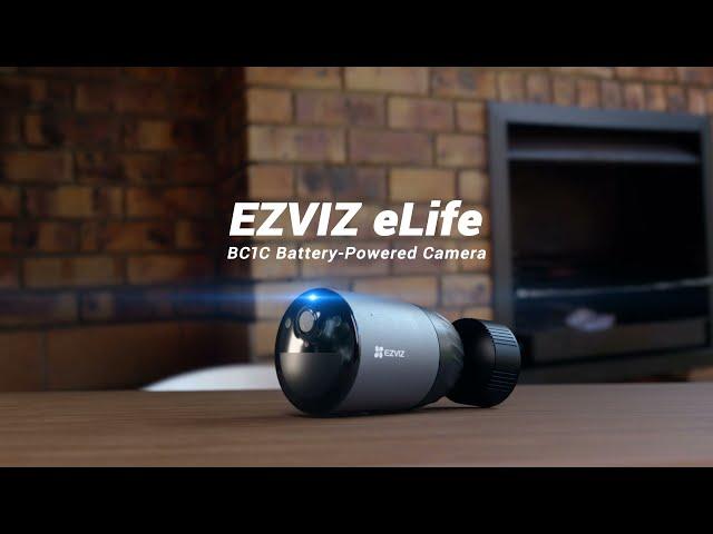 EZVIZ eLife (BC1C) Battery Camera | 210-day protection supported by extended battery life