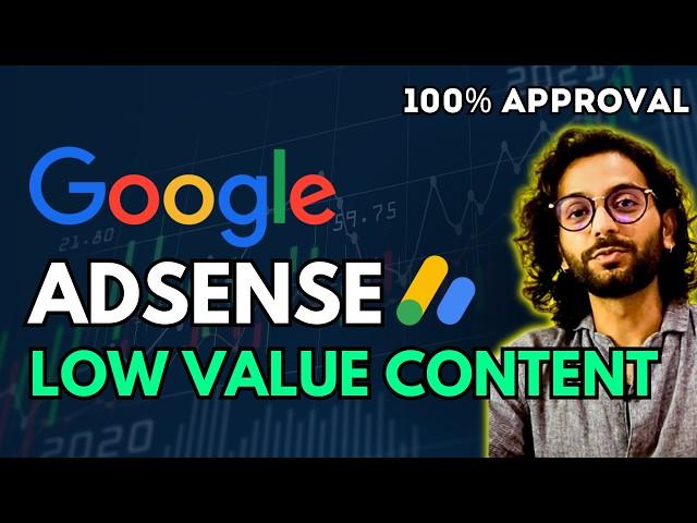 How to Fix Low VALUE Content problem ADSENSE ( 8 Actionable Steps )