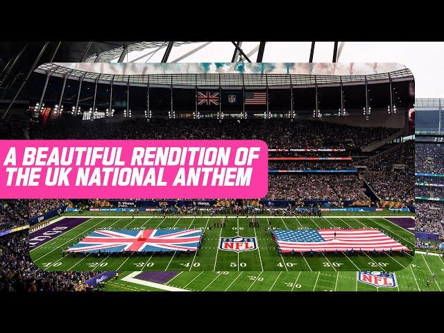 A Stunning Rendition of the UK National Anthem! | NFL UK & Ireland