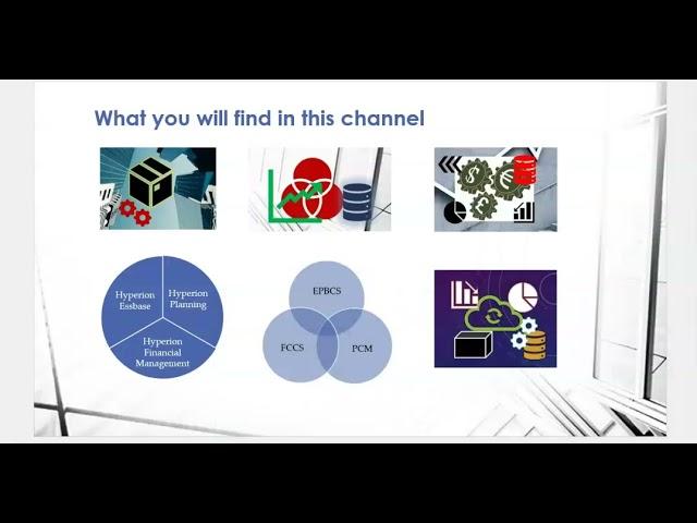 About the Channel - Oracle Hyperion Learning